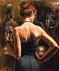 Fabian Perez Canvas Paintings - Girl with Red Hair